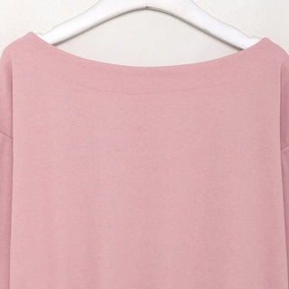 Boat neck sweatshirt