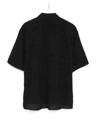 Checked short-sleeved shirt