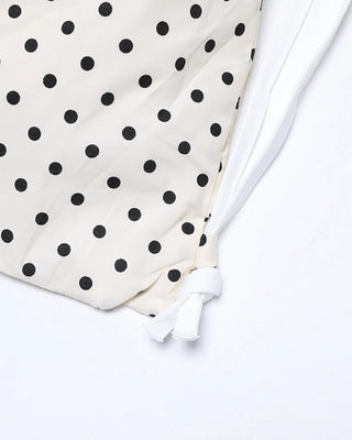 Polka Dot Frill Knapsack