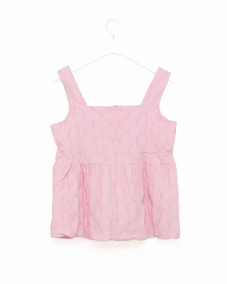Embossed detail sleeveless