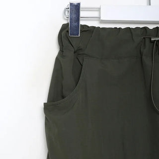 Nylon cargo skirt