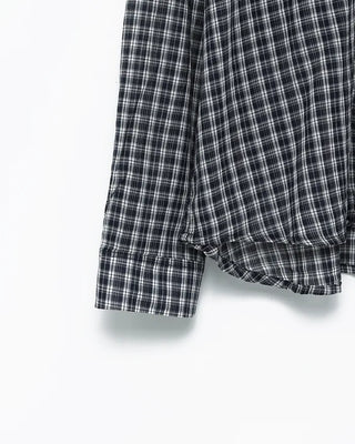 (Unisex) Tartan Check Sheer Shirt