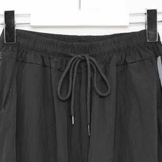Track line wide pants