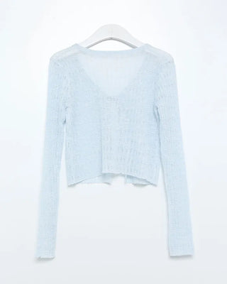 Ribbon Strap Summer Cardigan