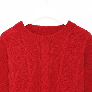 (Unisex) Cable Low Gauge Box Knit