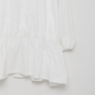 Shirred mini dress