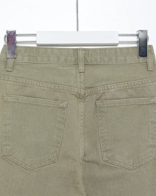 Cotton wide-fit pants