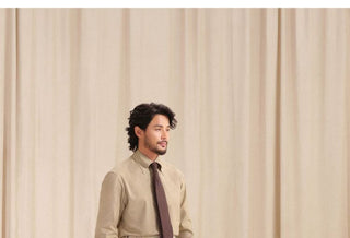 [CULTUM] Italian Pointed Collar Button-Down Shirt
