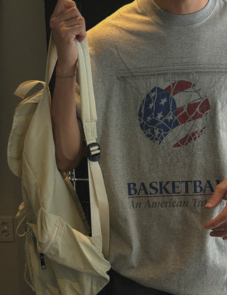 USA Basket short-sleeve t-shirt (free size)