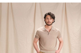[CULTUM] Double Pleat Straight Leg Trousers