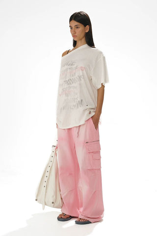 [MASONPRINCE] Cotton-Linen Graffiti Print Tank Top / Tee
