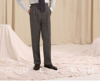 [CULTUM] Italian Pointed Collar Button-Down Shirt