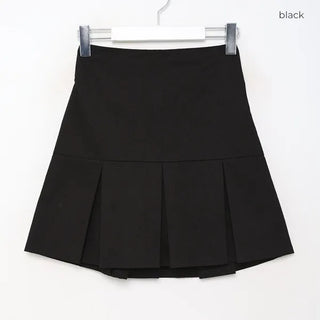 Pleated mini skirt