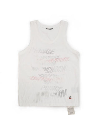 [MASONPRINCE] Cotton-Linen Graffiti Print Tank Top / Tee
