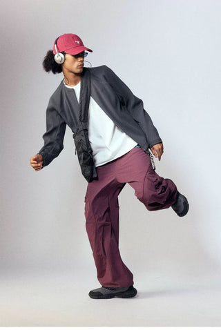 [Monterest] Waffle Knit Zip-Up Cardigan Jacket