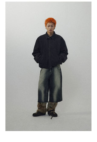 CONP Rivet Cropped Jeans (Washed)