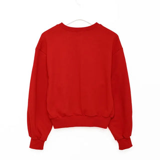 Voluminous Cropped Sweatshirt