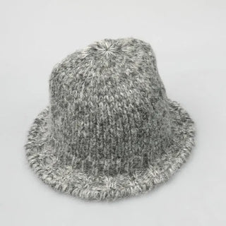 Melange Knit Bucket Hat