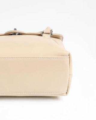 Square Silver Buckle Point Bag