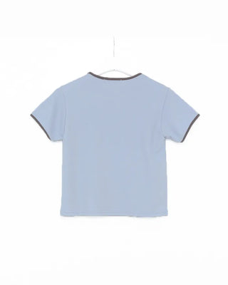Two-tone block ringer T-shirt