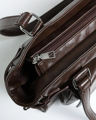 Square buckle shoulder bag