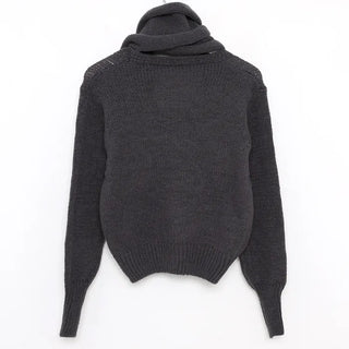 Scarf cardigan