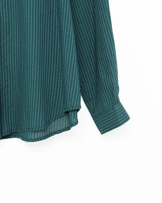 Striped cotton rayon shirt