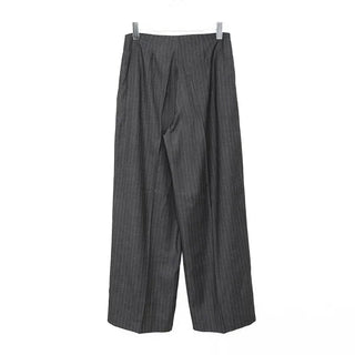 Striped wide slacks
