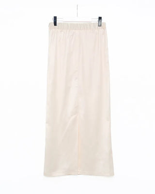Satin long skirt