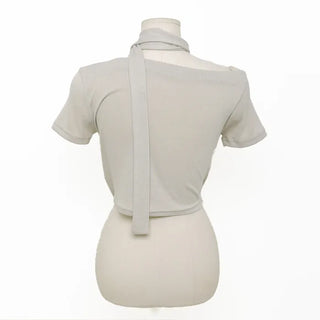 Choker & Shirred T-shirt Set