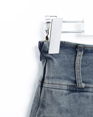 Ribbon pocket mini skirt
