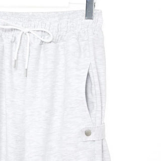 Side-button sweatpants