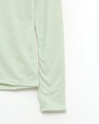 Color-block detail layered T-shirt