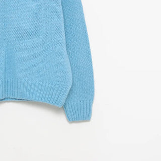 Vivid V-neck knit