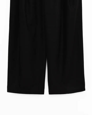 Tencel wide-leg pants