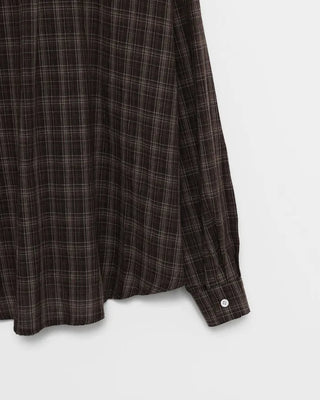 Checked oversized shirt