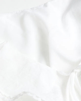 Frilled ribbon blouse
