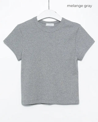 Basic French Sleeve T-Shirt