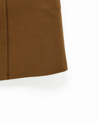 Double-breasted long coat