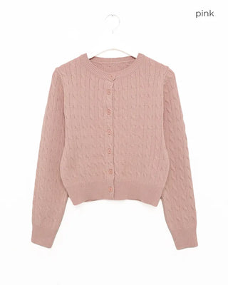 Twisted Round Cardigan