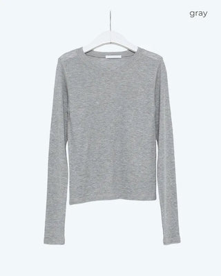 Tencel Basic Long Sleeve T-Shirt