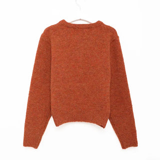 Round cropped knit