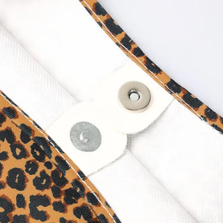 Leopard print shoulder bag