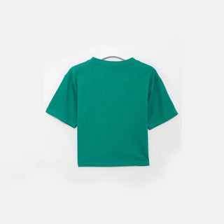 Basic Color Cropped T-Shirt