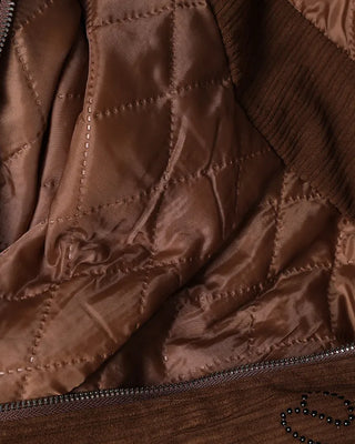 Corduroy Fur Hooded Zip