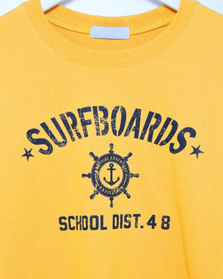 Marine print lettering T-shirt