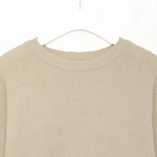 Loose-fit round-neck knit