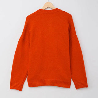 Button-up oversized knit