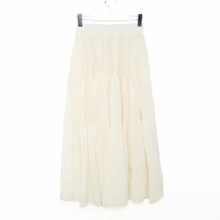 Tiered long skirt
