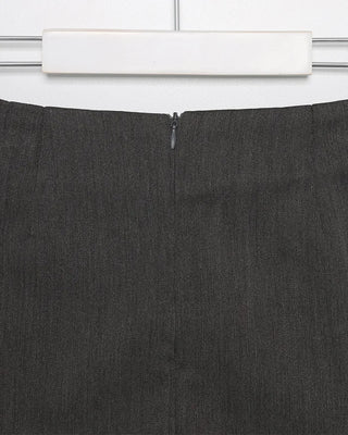Slit A-line mini skirt